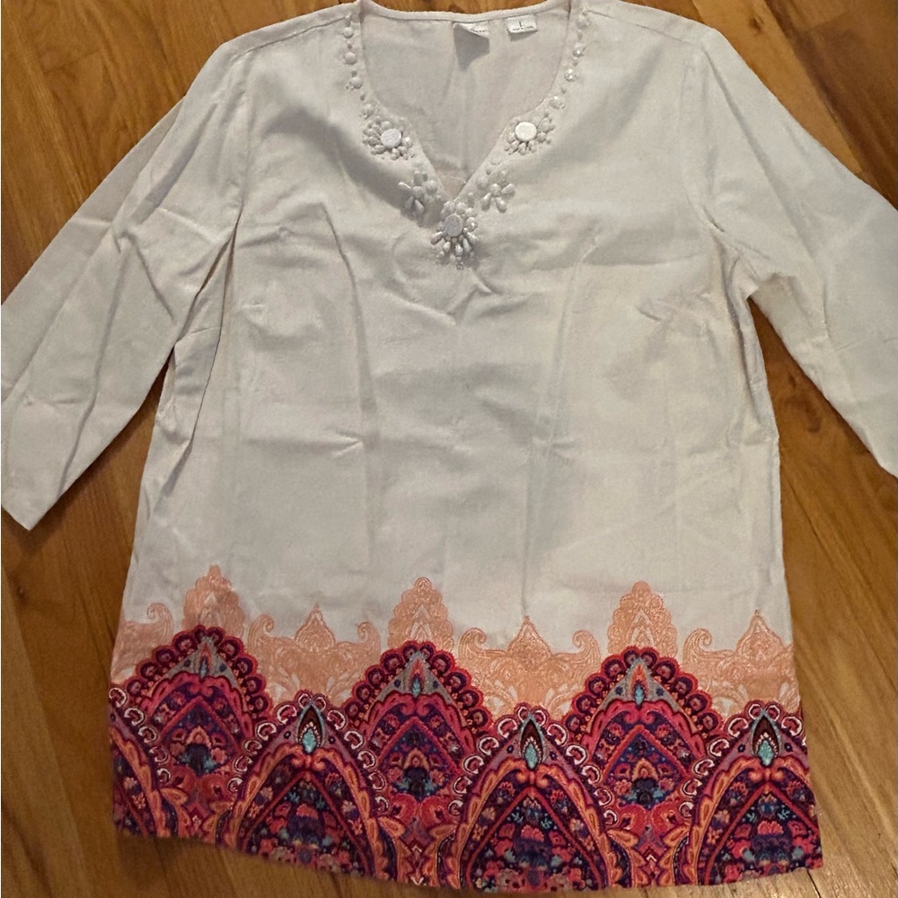 Emma James Linen Tunic